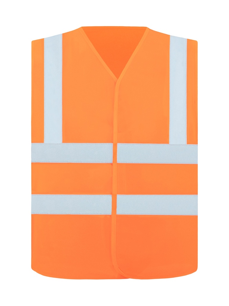 Korntex Warnweste CF mit vier Reflexstreifen EN 20471, neonorange, XXL