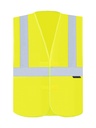 Korntex Safety Vest - Three Reflective Stripes, high visibility yellow, L