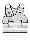 Korntex taktische Einsatzweste Premium EN 17353 - weiss - XXL/4XL