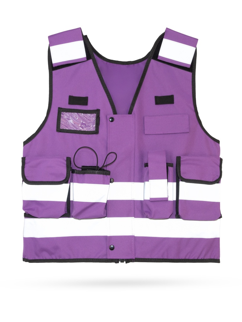 Korntex taktische Einsatzweste Premium EN 17353, violett, XXL/4XL