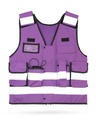 Korntex taktische Einsatzweste Premium EN 17353 - violett - XXL/4XL
