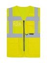 Korntex Hybrid Mesh Multifunktionsweste EN 20471, neongelb, 6XL