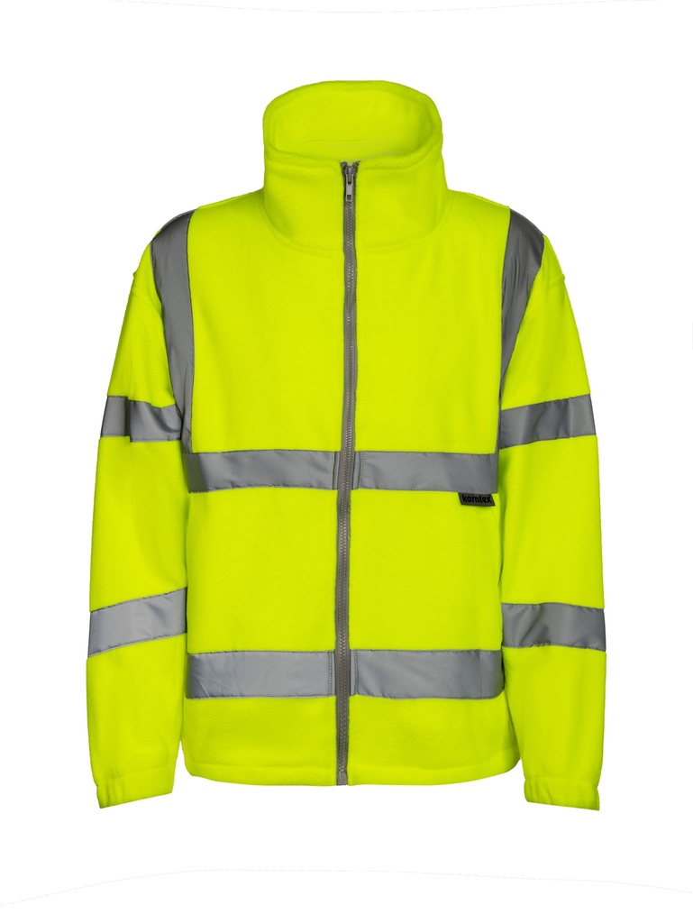 Korntex Hi-Vis Fleecejacke EN 20471, neongelb, M
