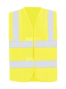 Gilet de sécurité ignifuge Korntex EN 14116, jaune haute visibilité, S