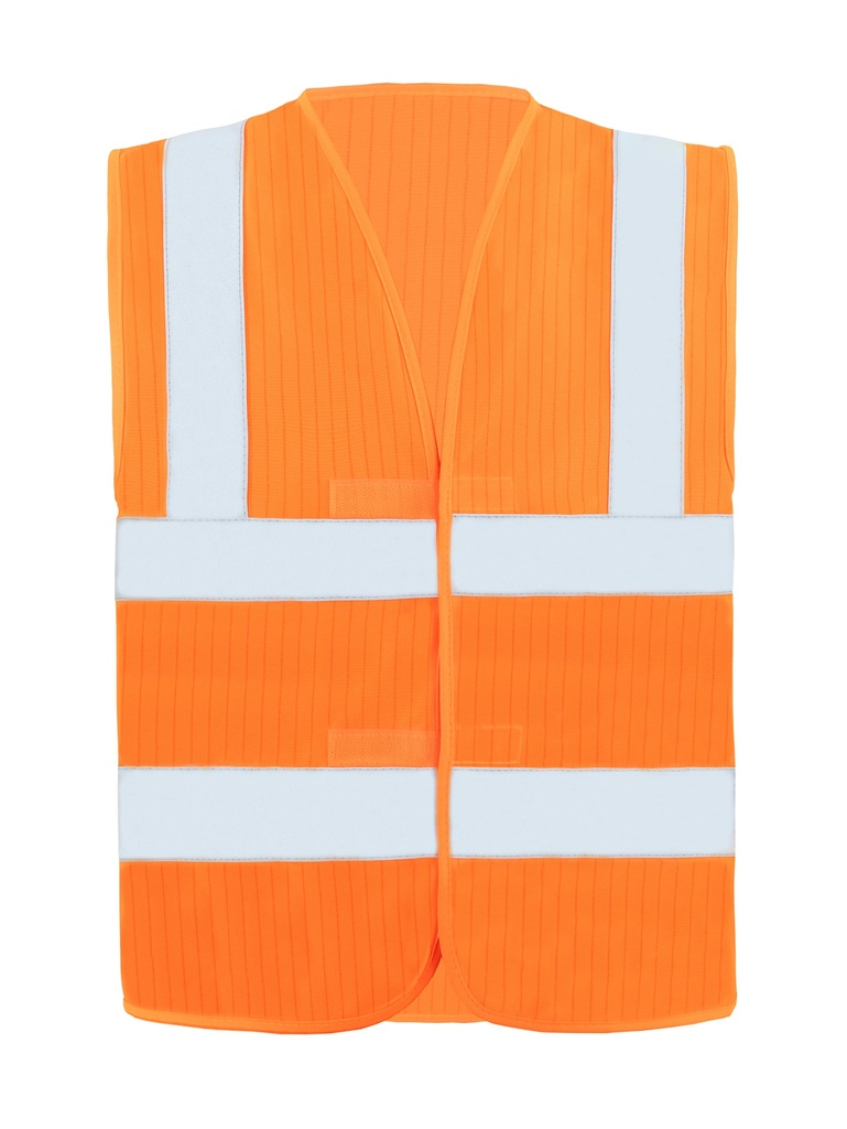 Korntex Warnweste flammenhemmend EN 14116, neonorange, S