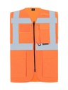 Korntex Multifunktionswarnweste EN 20471, neonorange, S