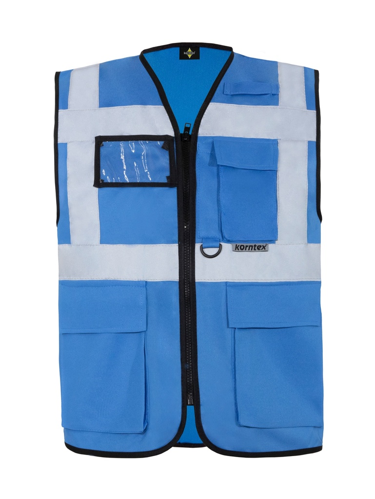 Korntex Multifunktionsweste, blau, 6XL