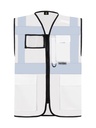 Korntex Safety Vest - Multifunctional with Pockets - weiss - S
