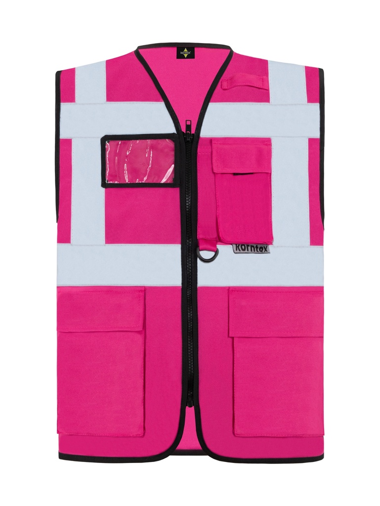 Korntex Multifunktionsweste, magenta, L