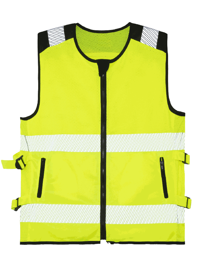 Korntex Hi-Vis Mesh Motorrad Warnweste EN 20471, 7XL