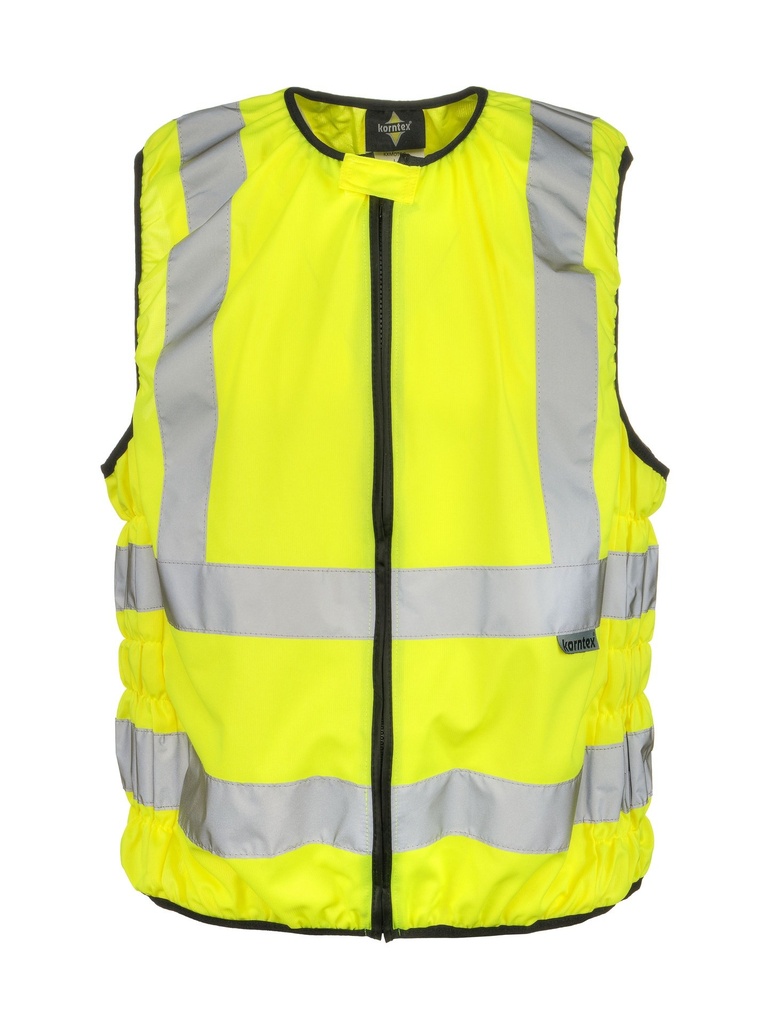 Korntex Gilet de Sécurité Haute Visibilité Moto EN 20471, L