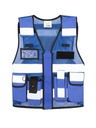 Korntex taktische Mesh Einsatzweste, royalblau, XXL/4XL