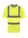 Korntex Hi-Vis Poly-Cotton T-Shirt EN 20471, neongelb, S