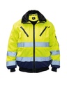 Korntex Veste Pilote Haute Visibilité EN 20471 - neongelb/navyblau - 5XL