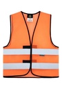 Korntex Mesh Warnweste EN 20471, neonorange, S