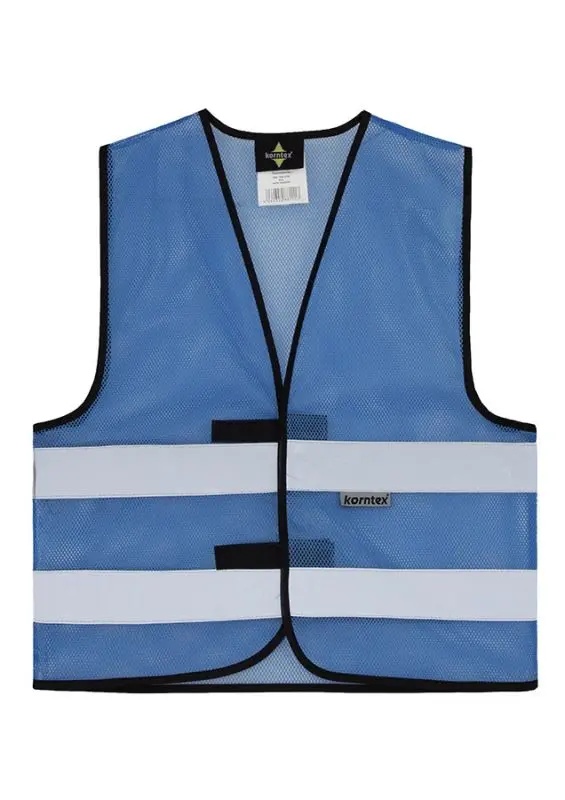 Korntex Mesh Funktionsweste, blau, 5XL