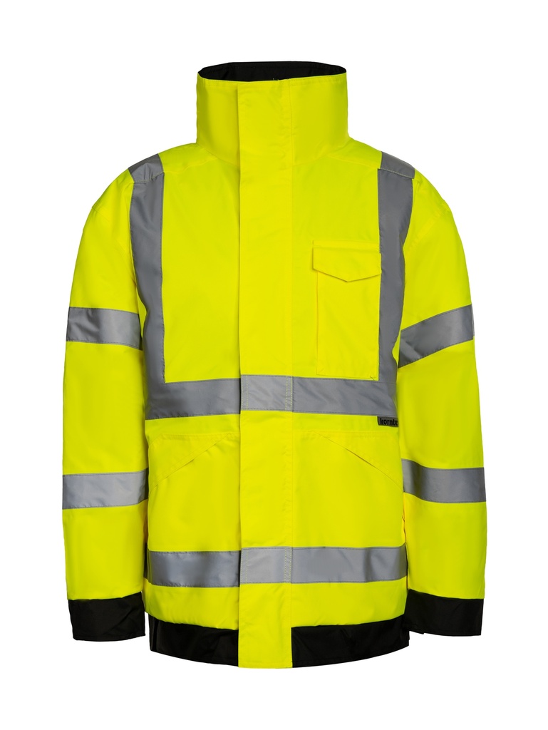 Korntex Hi-Vis Rain Jacket Lite, high visibility yellow, S