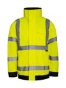 Korntex Hi-Vis leichte Regenjacke EN 20471, neongelb, L