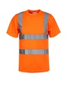Korntex Hi-Vis T-Shirt EN 20471, neonorange, 5XL