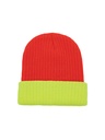 Korntex Beanie zwei farbig - orange/gelb
