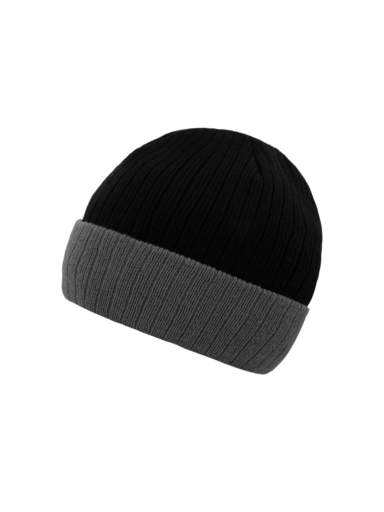 Korntex Beanie, black/grey