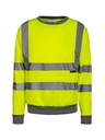Korntex Hi-Vis Sweatshirt EN 20471, neongelb, XXL