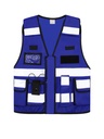 Korntex taktische Einsatzweste Basic, royalblau, M/XL