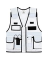 Korntex taktische Einsatzweste Basic, weiss, M/XL