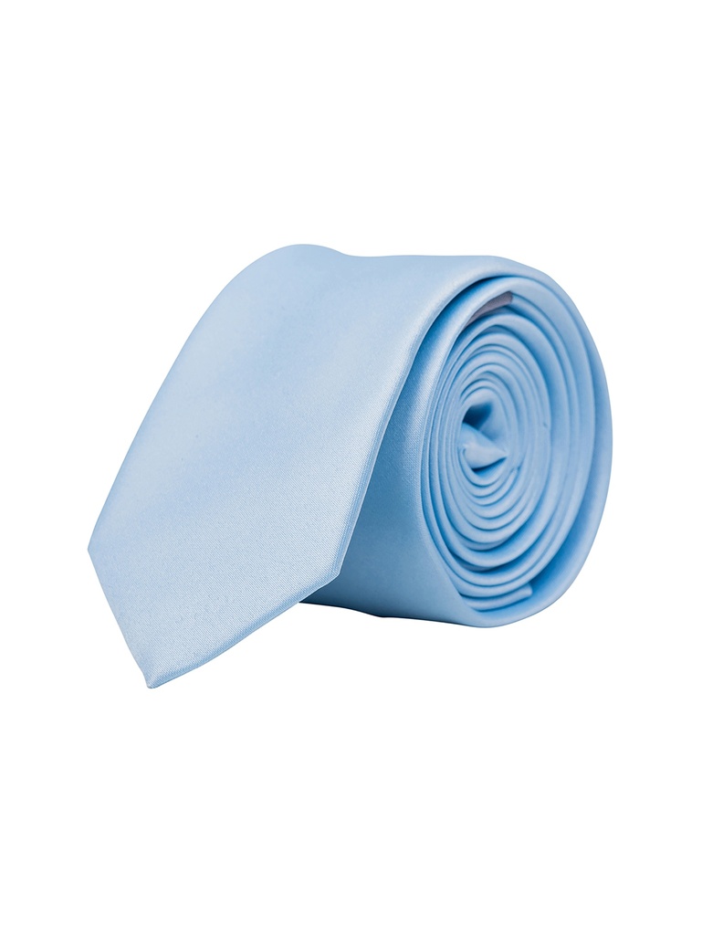 Korntex Tie - Slim - hellblau - Schmal