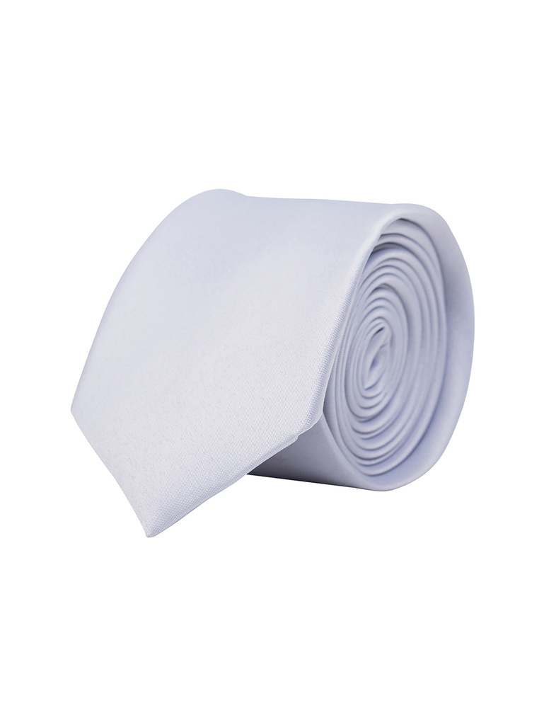 Korntex Tie - Slim - silber - Schmal