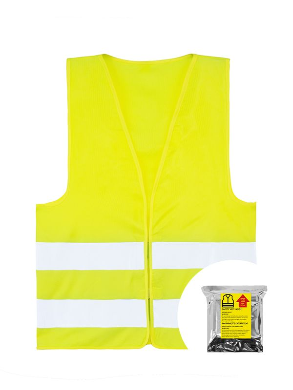 Korntex safety vest in mini vacuum packaging - One size