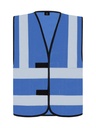 Korntex Safety Vest - Four Reflective Stripes, blue, M