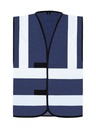 Korntex Funktionsweste mit vier Reflexstreifen, navyblau, L