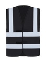 Korntex Funktionsweste mit schwarzem Saum, schwarz, 6XL