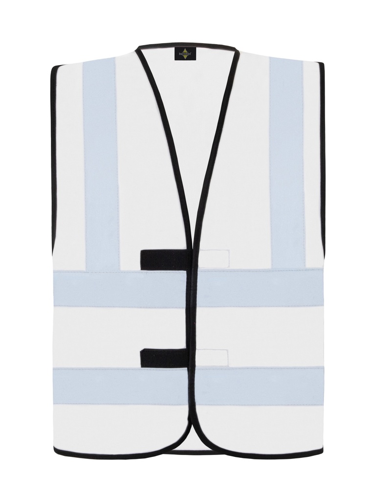 Korntex Funktionsweste mit vier Reflexstreifen, weiss, 7XL