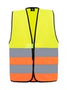 Korntex Warnweste mit schwarzem Saum EN 20471, neongelb/neonorange, M