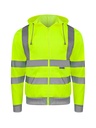 Korntex Hi-Vis Zipper Hoodie EN 20471, neongelb, XL