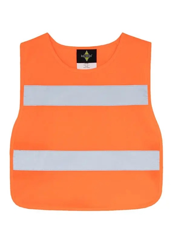 Korntex Kinderponcho, neonorange, M
