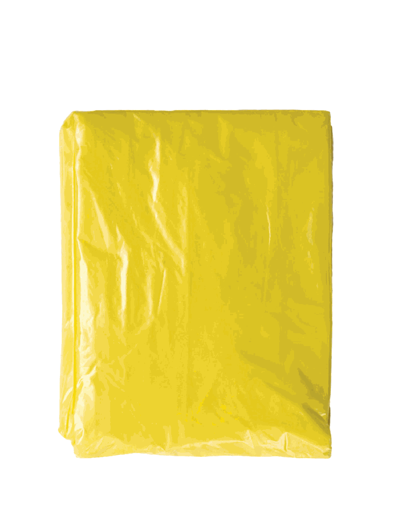 Korntex Einweg Regenponcho für Kinder, gelb