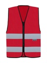 Korntex Funktionsweste mit Reissverschluss, rot, 4XL