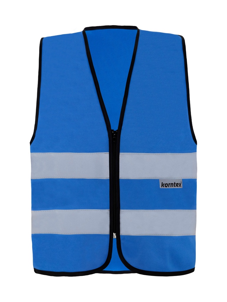 Korntex Funktionsweste mit Reissverschluss, blau, 3XL