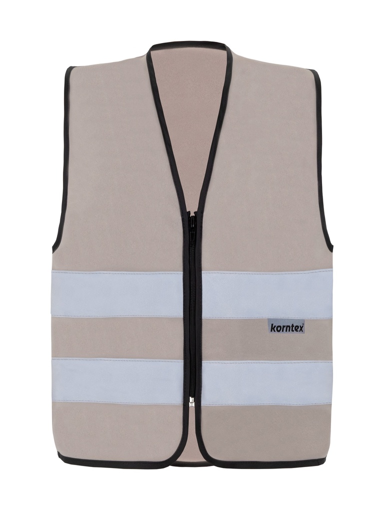 Korntex Funktionsweste mit Reissverschluss, grau, 4XL