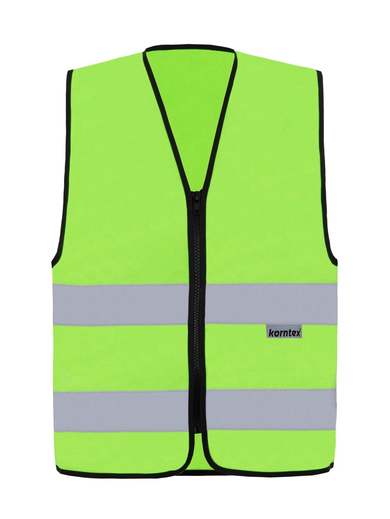 Korntex Funktionsweste mit Reissverschluss, hellgrün, 5XL