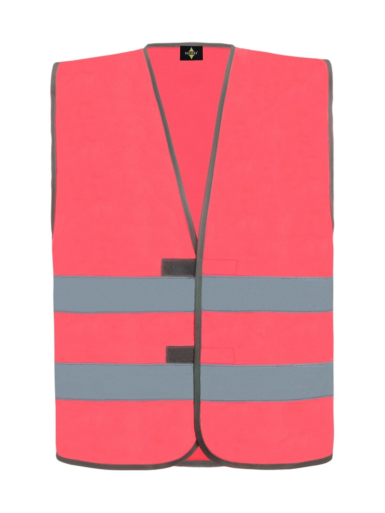 Korntex Funktionsweste Doppelgrösse EN 17353, neonpink, 5XL/6XL