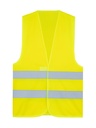 Korntex Basic Safety Vest with Velcro, high visibility yellow, XL