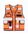 Korntex taktische Mesh Einsatzweste - neonorange - M/XL