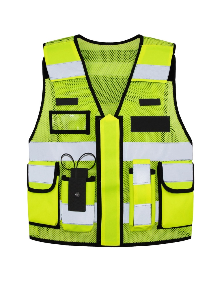 Korntex taktische Mesh Einsatzweste, neongelb, XXL/4XL