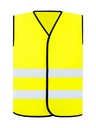 Korntex Warnweste CF mit schwarzem Saum EN 20471, neongelb, S/M