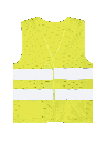 Korntex Kinder Mesh Warnweste, neongelb, XS