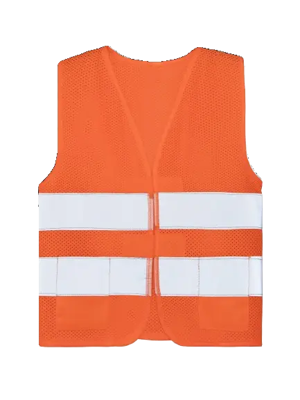 Korntex Kinder Mesh Warnweste, neonorange, XS